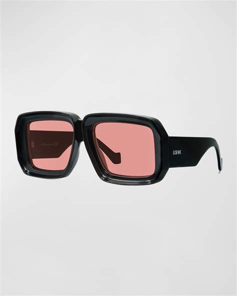 loewe sunglasses square|loewe oversized square monochromatic sunglasses.